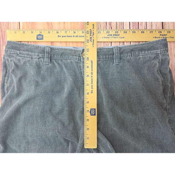 Tommy Bahama Mens Gray Silk Blend Herringbone Shorts 36 - Picture 6 of 7